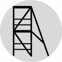 Icon Freistehendes Gerüst